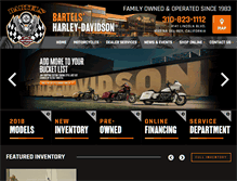 Tablet Screenshot of bartelsharley.com